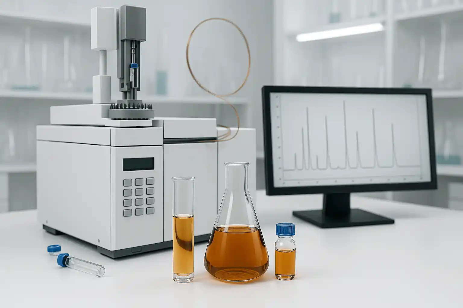 Fast GC analysis of major volatile compounds in distilled alcoholic beverages