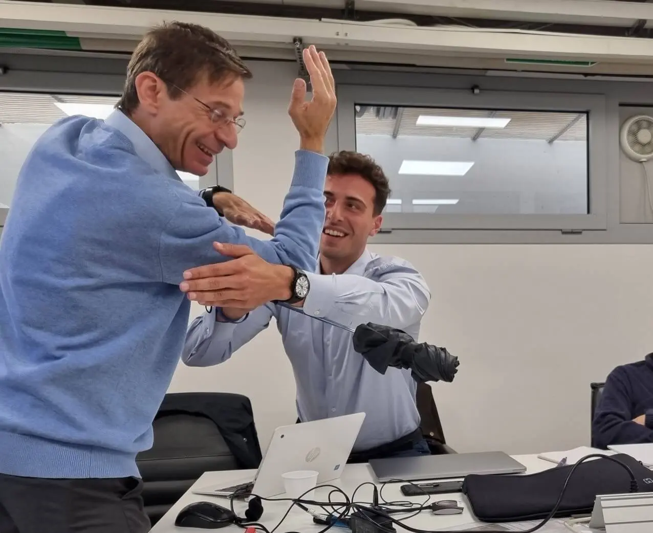 Prof. Riccardo Leardi and Dr. Emanuele Farinini - ChemometricSolutions Founders